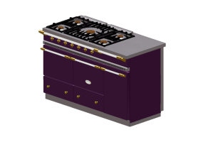 Cucine 3D - Cucina a gas - Lacanche - Cluny