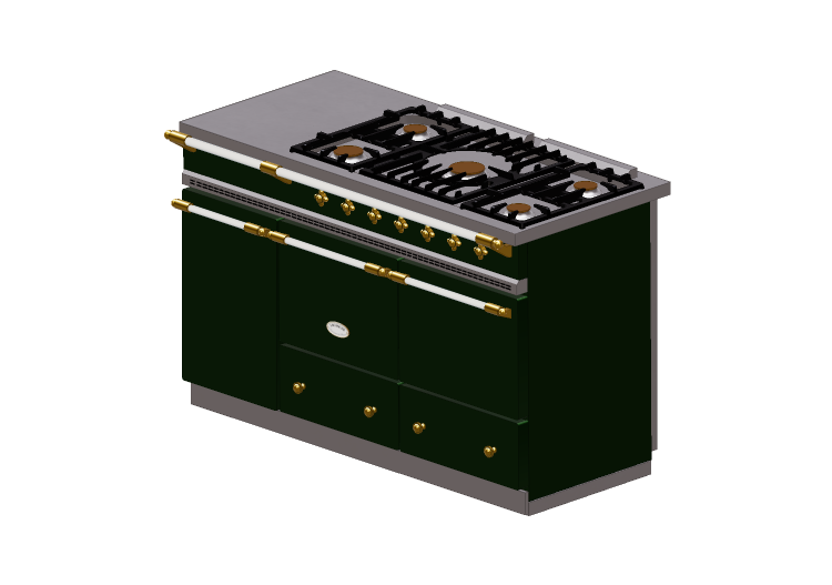 Cucine 3D - Cucina a gas - Lacanche - Cluny - Lacanche Cucine 3D - Cucina a gas - Lacanche - Cluny - Lacanche
