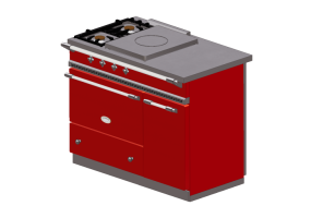 Cuisine 3D - Cuisine &agrave; gaz - Lacanche - Chambertin Savigny