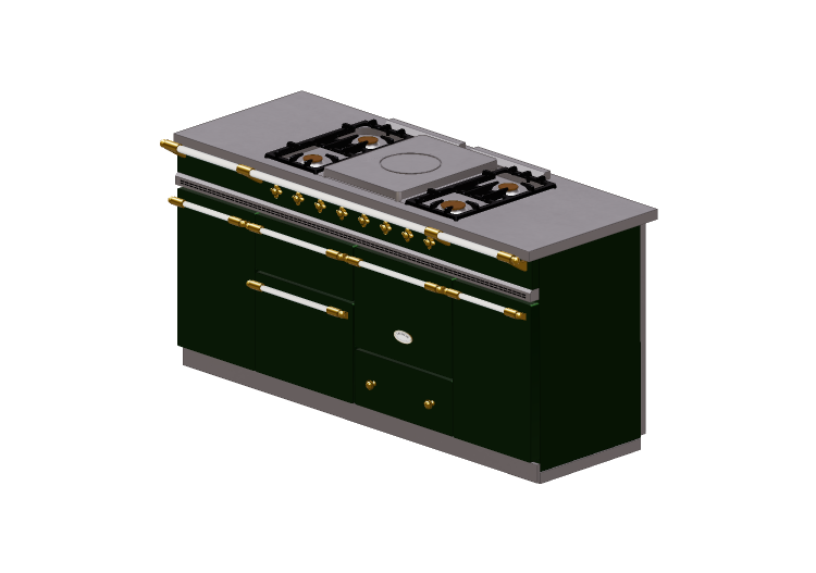 Cucine 3D - Cucina a gas - Lacanche - Chagny - Lacanche Cucine 3D - Cucina a gas - Lacanche - Chagny - Lacanche