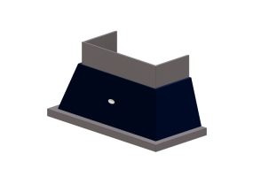 Acess&oacute;rios 3D - Coifa para exaust&atilde;o de fumos - Lacanche - L2HM 1600