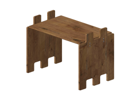 3D Tisch - Holztisch - Lekolar - 80988