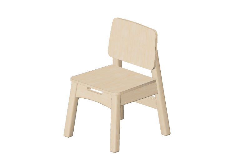 Sedie 3D - Sedia in legno - Lekolar - 89551 - Lekolar Sedie 3D - Sedia in legno - Lekolar - 89551 - Lekolar