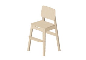 Sedie 3D - Sgabello in legno - Lekolar - 89500