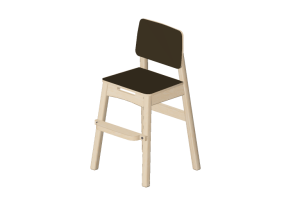 Sillas 3D - Taburete de madera - Lekolar - 89570
