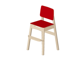 Chaises 3D - Tabouret en bois - Lekolar - 89570/17