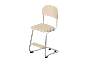 Sillas 3D - Taburete de madera - Lekolar - 80364