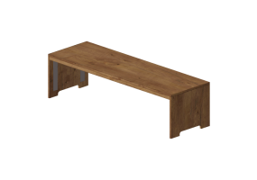 Librer&iacute;as y Contenedores 3D - Banco de madera - Lekolar - 38486/500