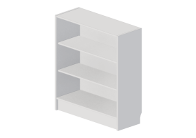 Librerie 3D - Contenitore laccato - Lekolar - 80631