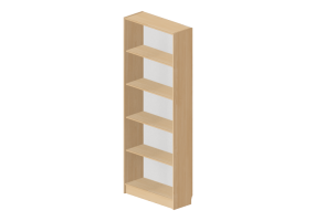 3D B&uuml;cherregal und Beh&auml;lter - Beh&auml;lter aus Holz - Lekolar - 80629/609