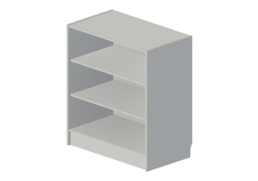 3D Bookshelves and Containers - Laquered storage cabinet - Lekolar - 80632/90