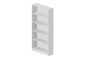 Biblioth&egrave;que 3D - Conteneur laqu&eacute; - Lekolar - 80635
