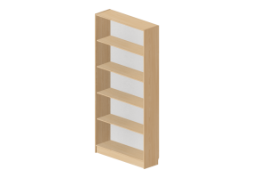 Librer&iacute;as y Contenedores 3D - Contenedor de madera - Lekolar - 80635/609