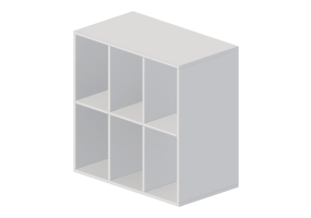 3D Bookshelves and Containers - Laquered cabinet - Lekolar - 80672