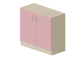 Wardrobes and Cabinets 3D - Two door panel Wardrobe - Lekolar - 80650/61