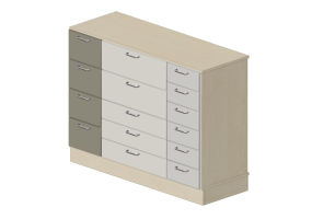 3D Schr&auml;nke und Kommoden - Holzkommode - Lekolar - 81526