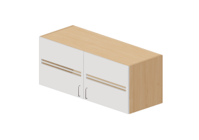 Arm&aacute;rios 3D - Arm&aacute;rio baixo de duas portas - Lekolar - 80543