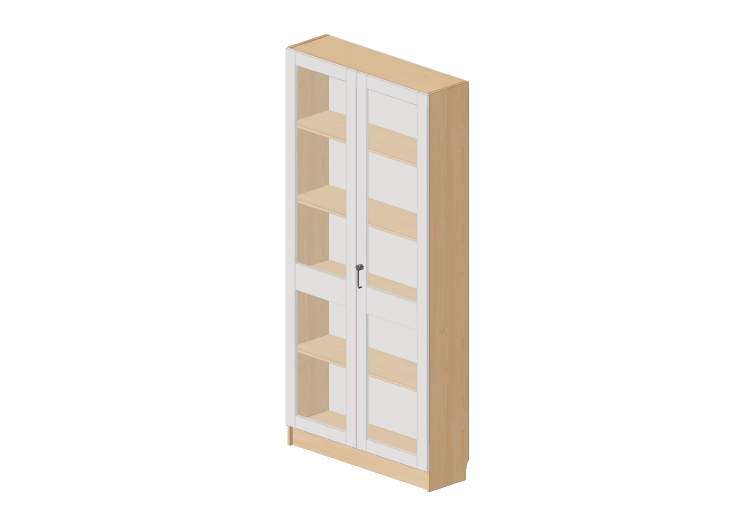 Wardrobes and Cabinets 3D - Two door panel showcase -... Wardrobes and Cabinets 3D - Two door panel showcase -...