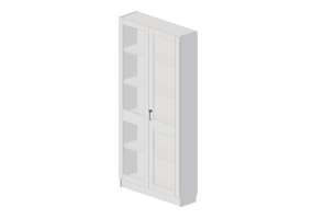 Armoires 3D - Petite vitrine avec deux vantaux - Lekolar - 80611