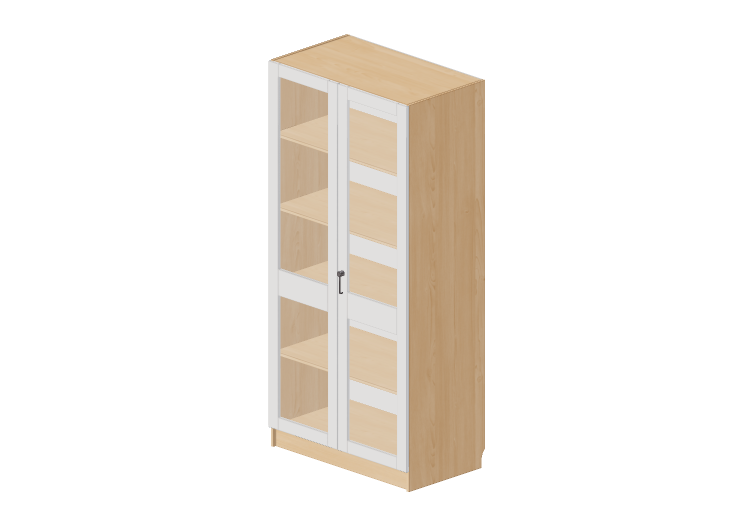 Wardrobes and Cabinets 3D - Two door panel showcase -... Wardrobes and Cabinets 3D - Two door panel showcase -...