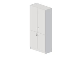 Armarios y C&oacute;modas 3D - Armario con dos puertas - Lekolar - 80585