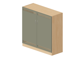 Arm&aacute;rios 3D - Arm&aacute;rio com duas portas - Lekolar - 80542/95