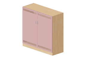 3D Schr&auml;nke und Kommoden - Schrank mit zwei T&uuml;ren - Lekolar - 80542/61