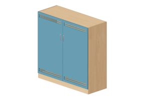 3D Schr&auml;nke und Kommoden - Schrank mit zwei T&uuml;ren - Lekolar - 80542/55