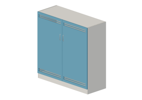 Armarios y C&oacute;modas 3D - Armario con dos puertas - Lekolar - 80701/55