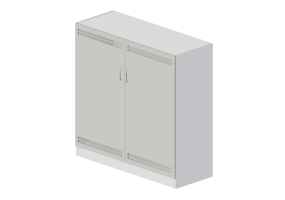 Arm&aacute;rios 3D - Arm&aacute;rio com duas portas - Lekolar - 80700/90