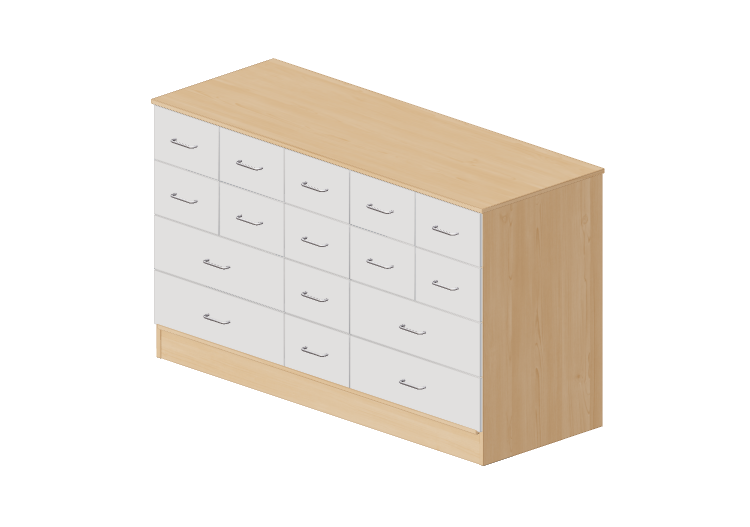 3D Schränke und Kommoden - Kommode mit sechzehn Schubladen... 3D Schränke und Kommoden - Kommode mit sechzehn Schubladen...