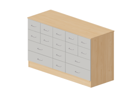 Armoires 3D - Commode avec seize tiroirs - Lekolar - 80704/90