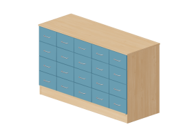 Armoires 3D - Commode avec vingt tiroirs - Lekolar - 80707/55