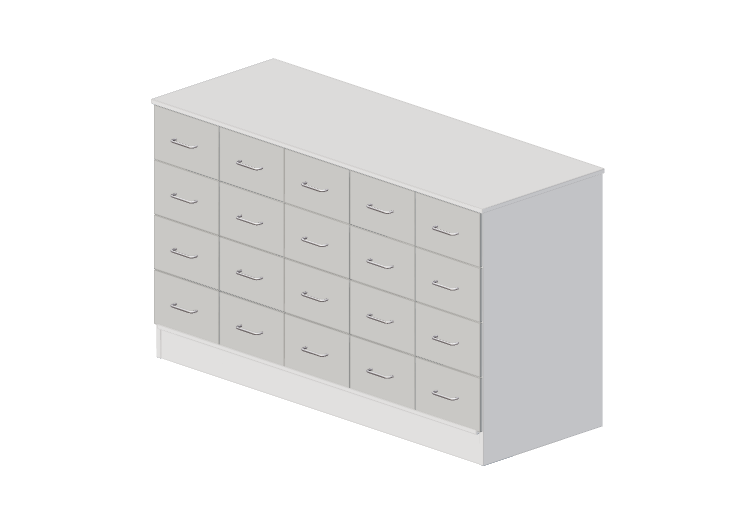 Armoires 3D - Commode avec vingt tiroirs - Lekolar -... Armoires 3D - Commode avec vingt tiroirs - Lekolar -...