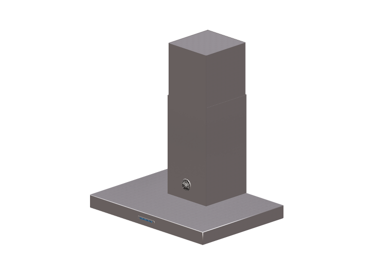 3D Electrical Appliances - Wall mounted stainless steel... 3D Electrical Appliances - Wall mounted stainless steel...