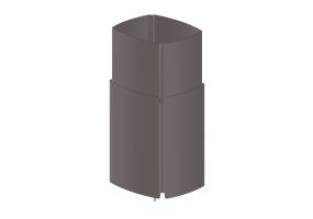 3D Haushaltger&auml;te - Wandmontierte Dunstabzugshaube aus Stahl - Elica - Chrome 58 EDS