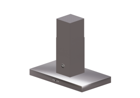 Eletrodom&eacute;sticos 3D - Coifa de parede de a&ccedil;o - Bertazzoni - TC 09