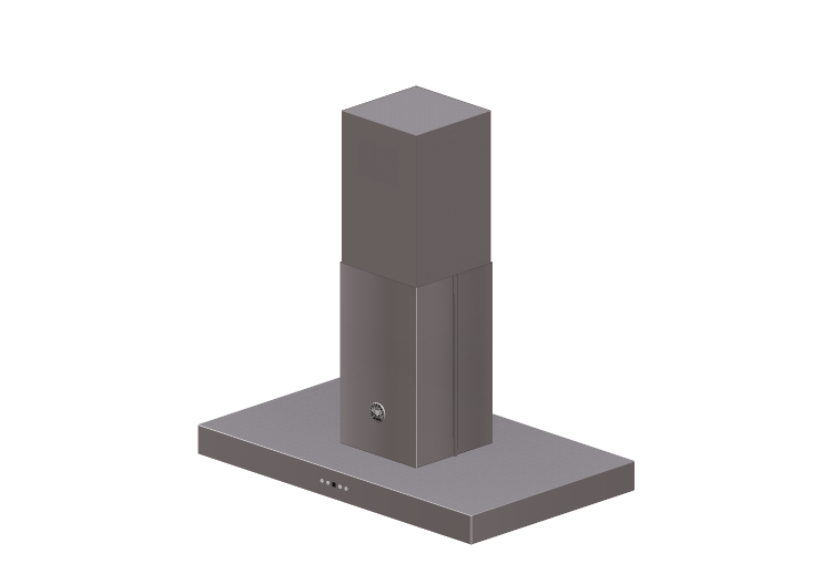 3D Haushaltgeräte - Wandmontierte Dunstabzugshaube aus... 3D Haushaltgeräte - Wandmontierte Dunstabzugshaube aus...
