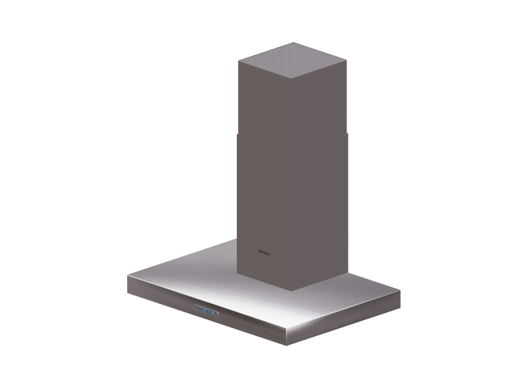 Elettrodomestici 3D - Cappa a parete in acciaio - Tecno -... Elettrodomestici 3D - Cappa a parete in acciaio - Tecno -...
