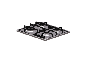 Eletrodom&eacute;sticos 3D - Cooktop a g&aacute;s embutido 4 bocas - Tecno - THS 6G0