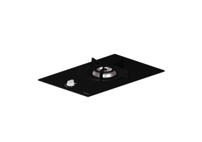 3D Electrical Appliances - Built-in Gas cooking hob with single heating zone - Tecno - THV 33 DFL