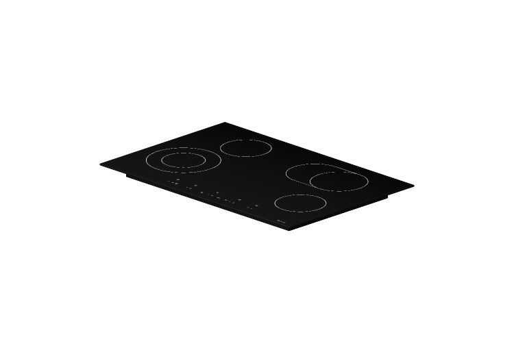Electroménagers 3D - Table de cuisson à induction avec 6... Electroménagers 3D - Table de cuisson à induction avec 6...