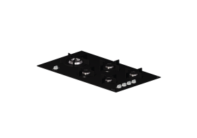 Electroménagers 3D - Table de cuisson à gaz 5 feux - Tecno - THV 90 L
