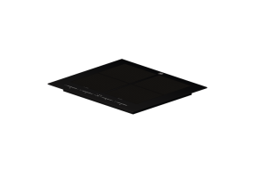 Electrom&eacute;nagers 3D - Table de cuisson &agrave; induction avec 4 zones de cuisson - Tecno - PRO VI 60 CB