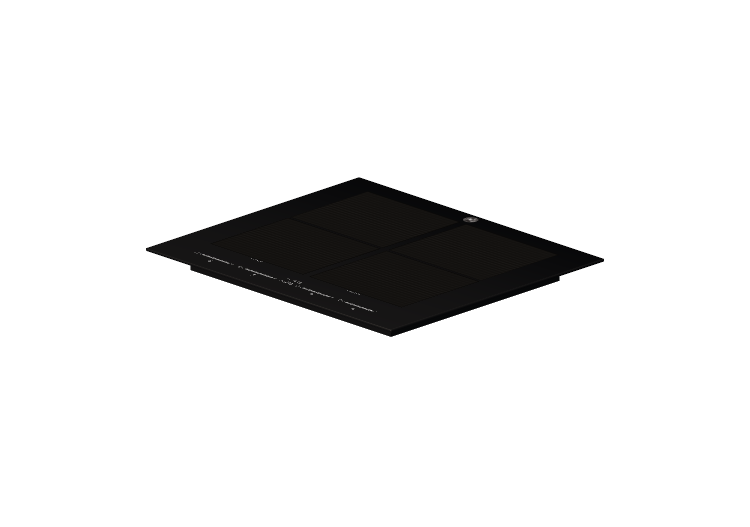 Electroménagers 3D - Table de cuisson à induction avec 4... Electroménagers 3D - Table de cuisson à induction avec 4...
