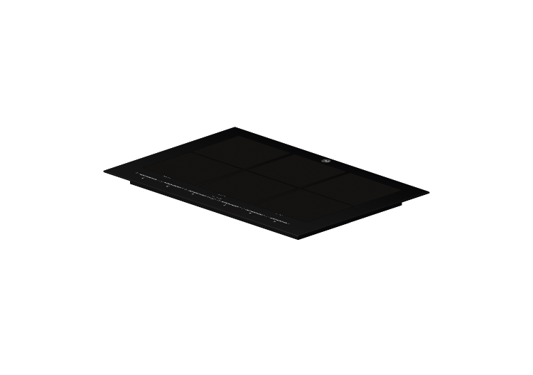 Electroménagers 3D - Table de cuisson à induction avec 6... Electroménagers 3D - Table de cuisson à induction avec 6...