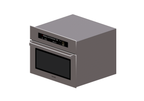 3D Haushaltger&auml;te - Kombinierter Einbau-Mikrowellenofen - Bertazzoni - F45 PRO MOW X