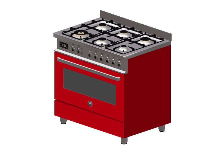 3D Electrical Appliances - Gas cooking top with 6 burners... 3D Electrical Appliances - Gas cooking top with 6 burners...