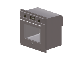 Eletrodom&eacute;sticos 3D - Forno de embutir ventilado - Bertazzoni - MAS FS30 XT