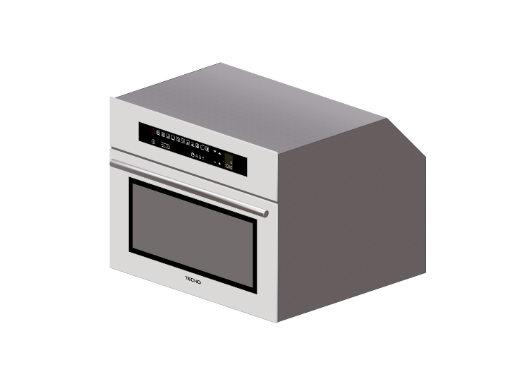 3D Haushaltgeräte - Einbau-Backofen - Tecno - SPEED TK34EB... 3D Haushaltgeräte - Einbau-Backofen - Tecno - SPEED TK34EB...